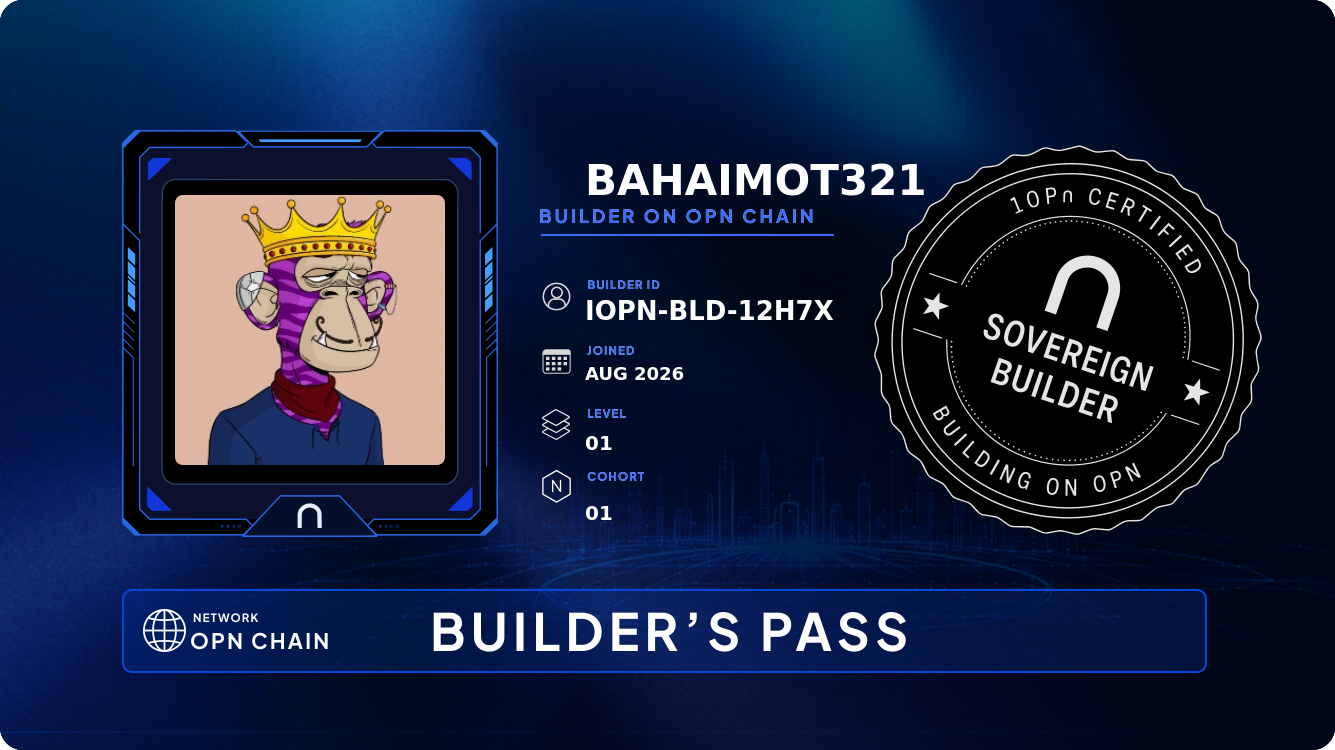 Your Builder Card