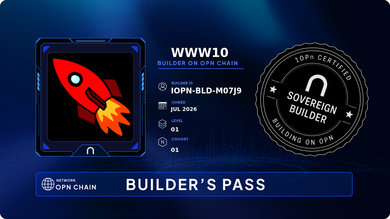 Your Builder Card