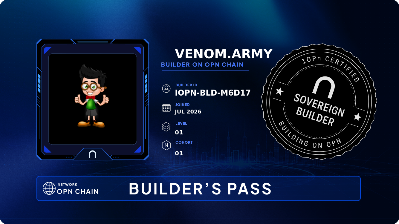 Your Builder Card