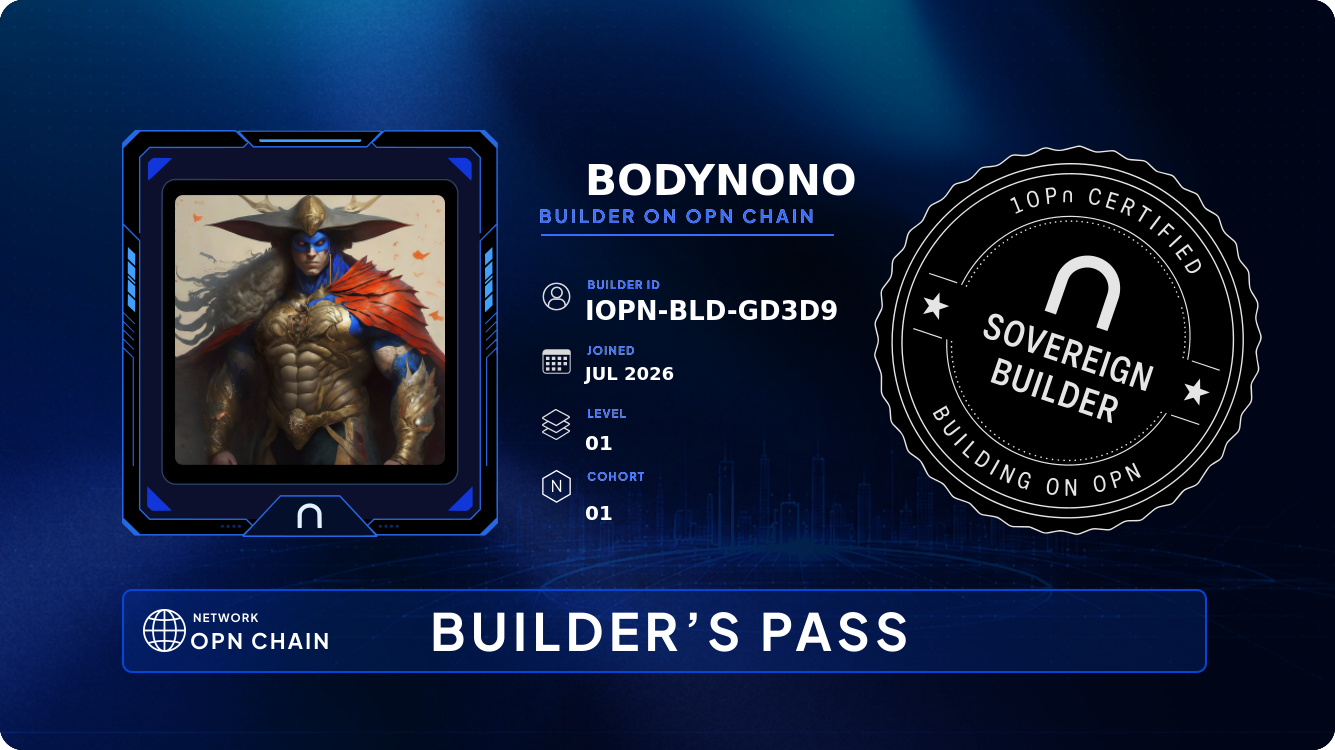 Your Builder Card
