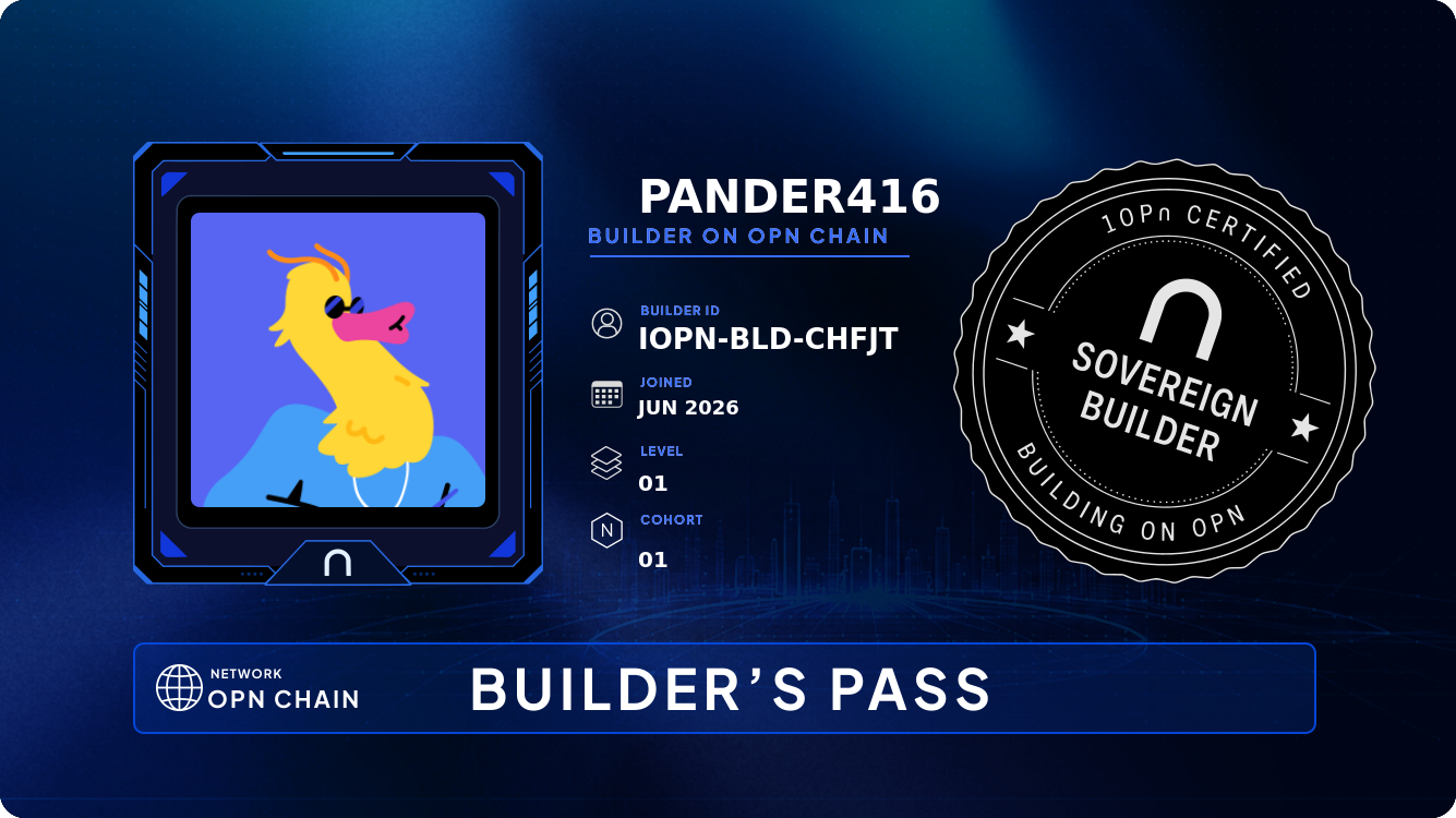 Your Builder Card