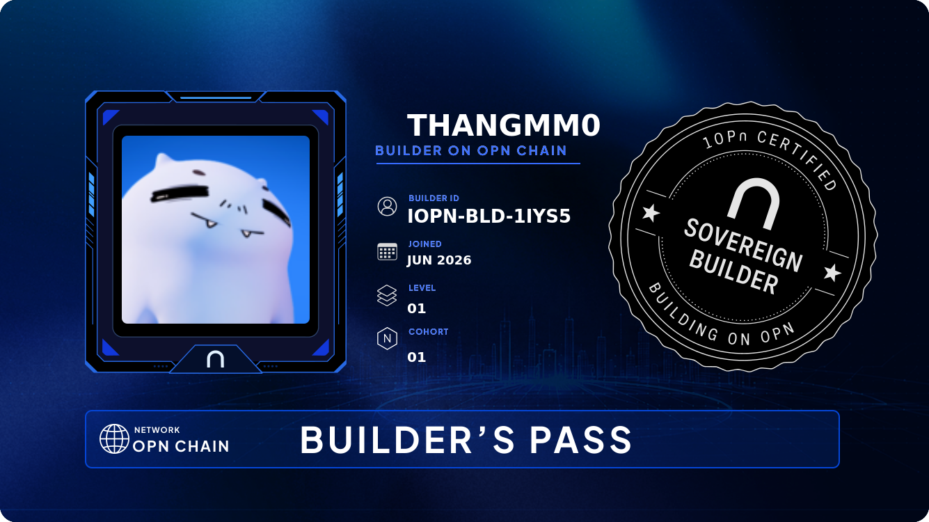 Your Builder Card