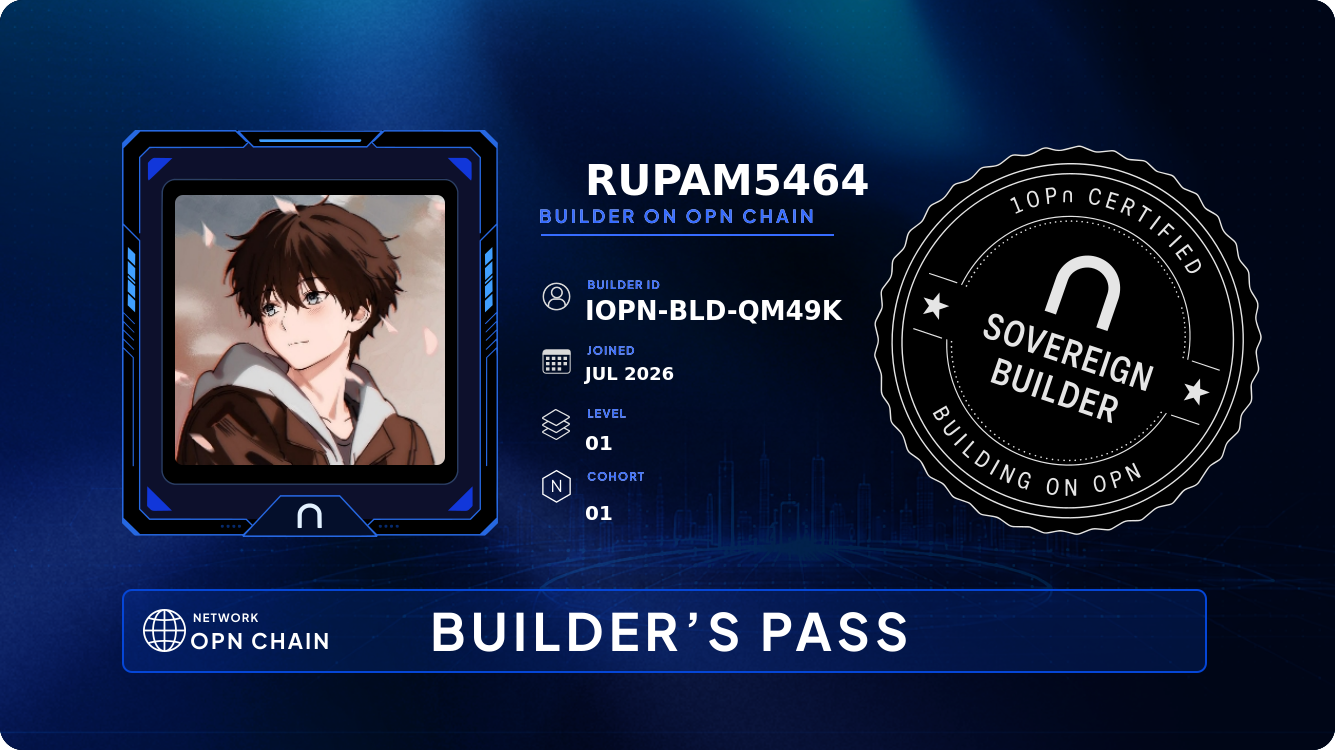 Your Builder Card