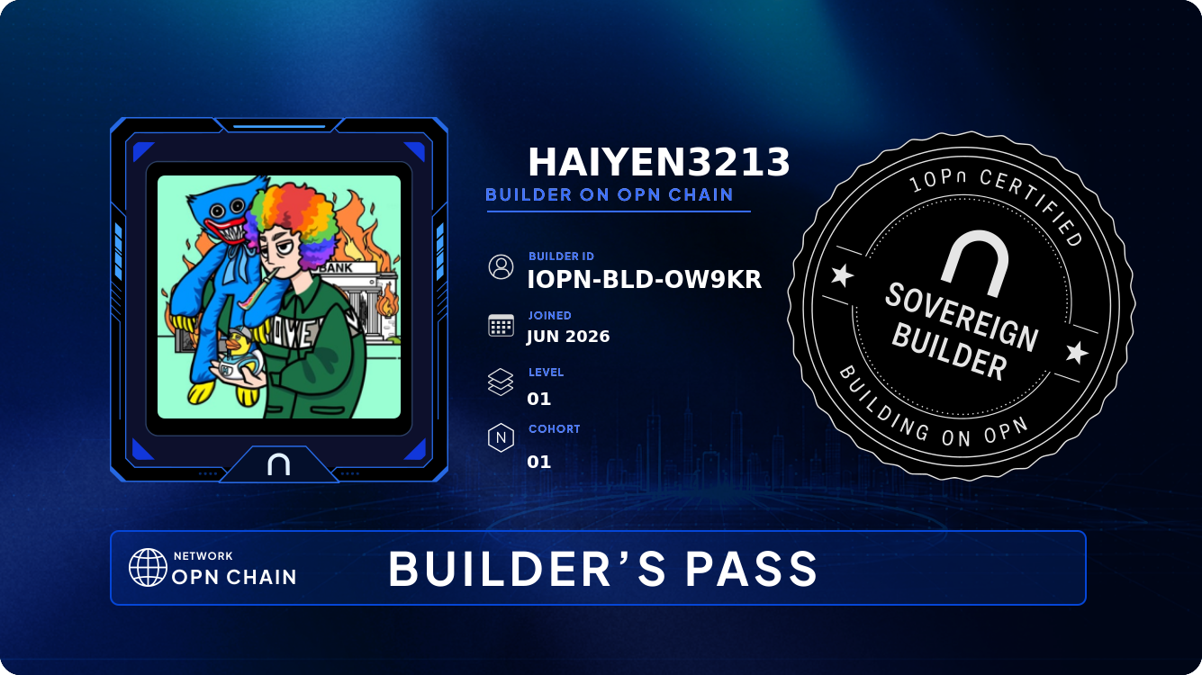 Your Builder Card