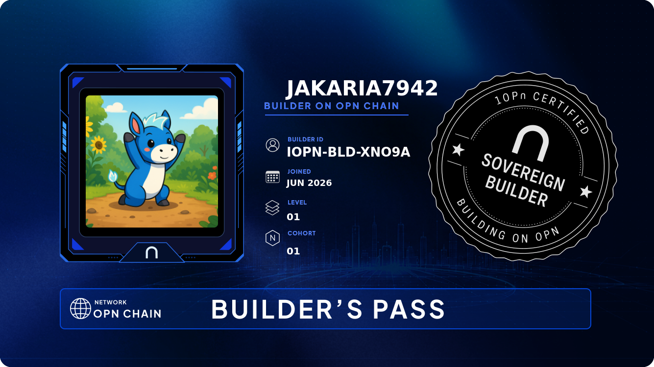 Your Builder Card