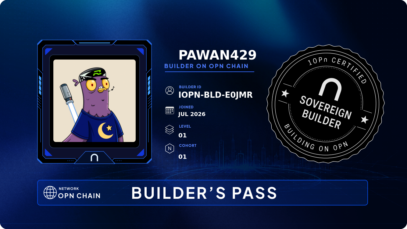Your Builder Card