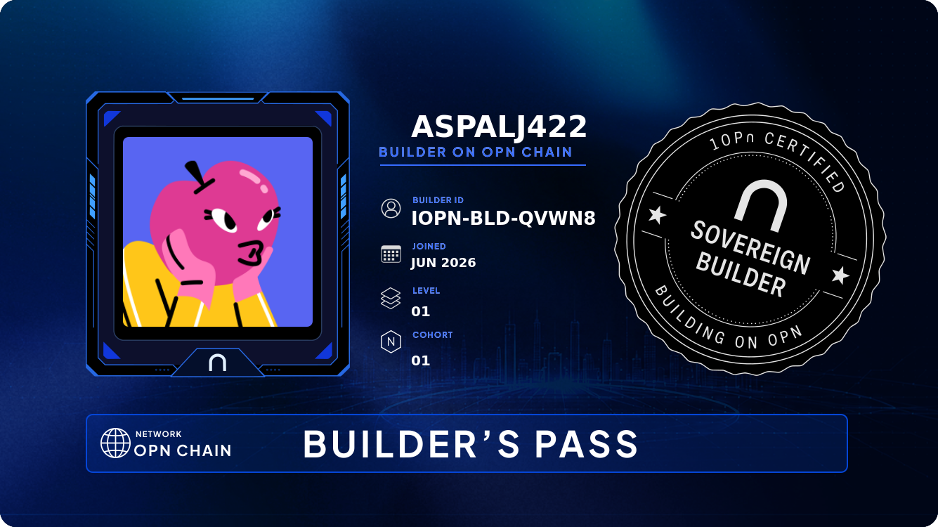 Your Builder Card