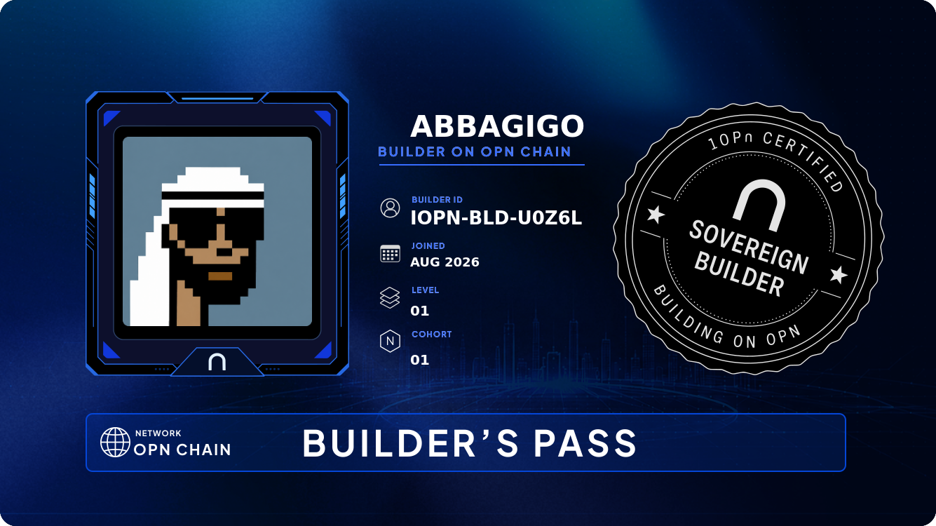 Your Builder Card
