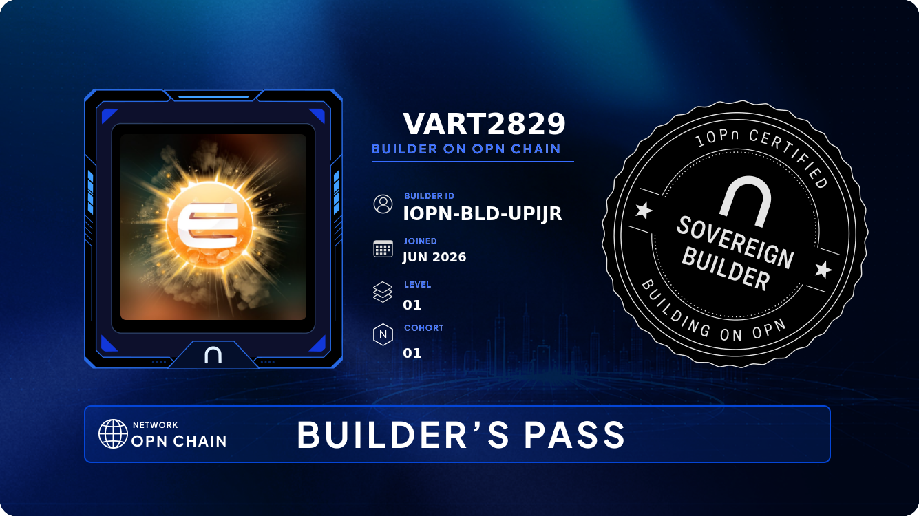 Your Builder Card