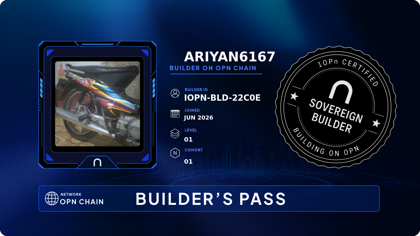 Your Builder Card