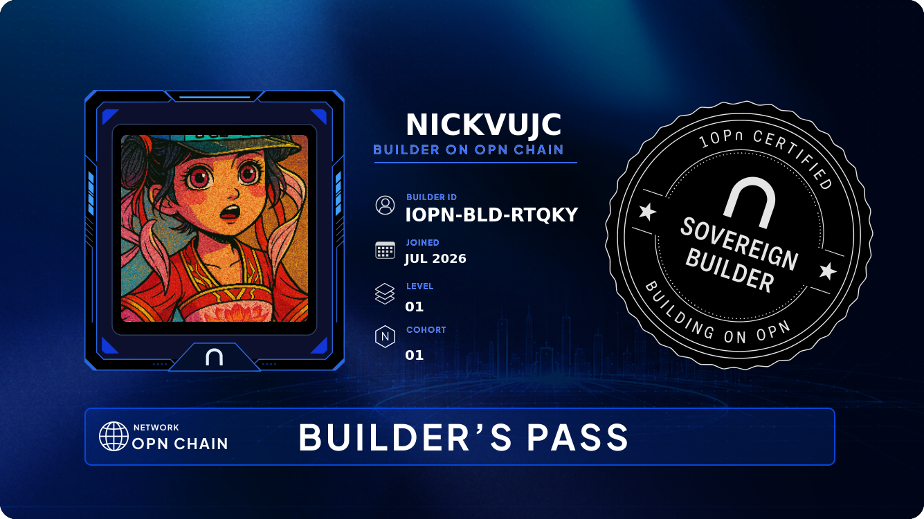 Your Builder Card