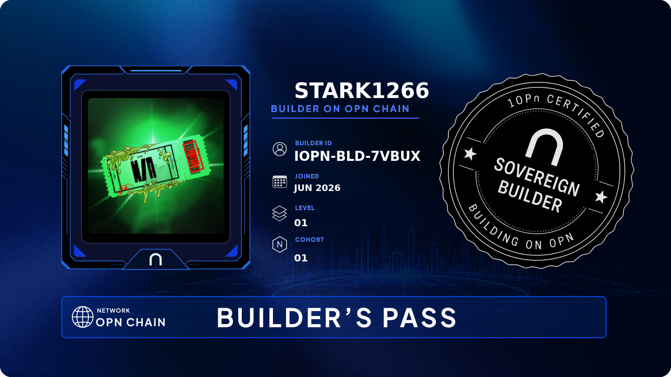 Your Builder Card