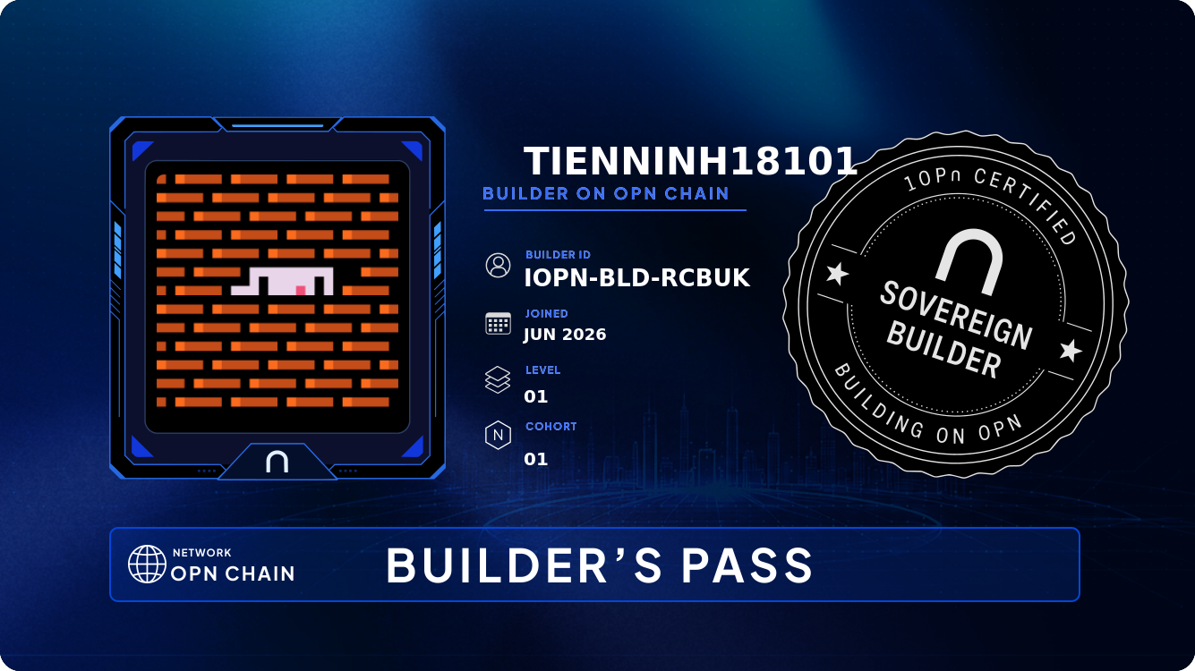 Your Builder Card