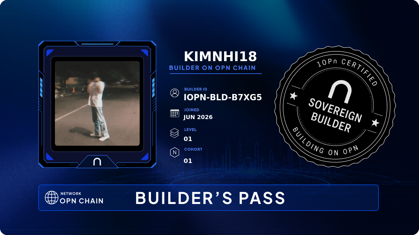 Your Builder Card