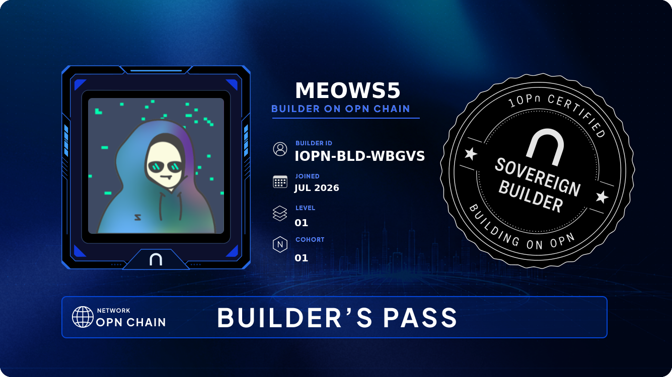 Your Builder Card