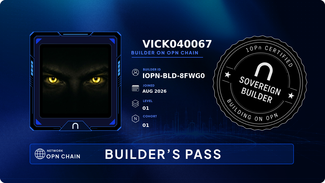 Your Builder Card