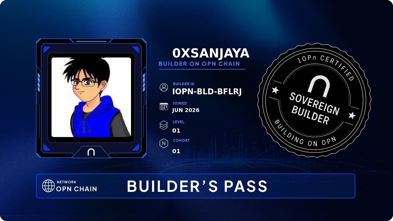 Your Builder Card