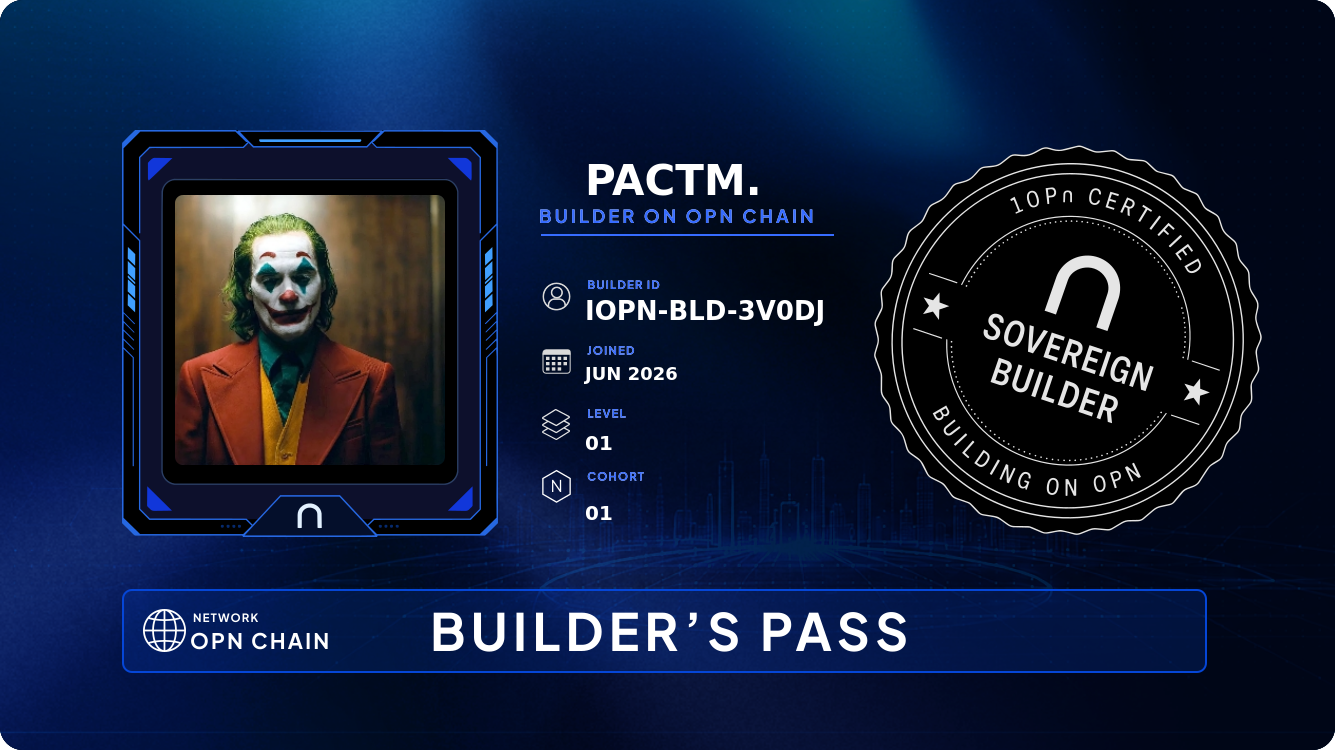 Your Builder Card