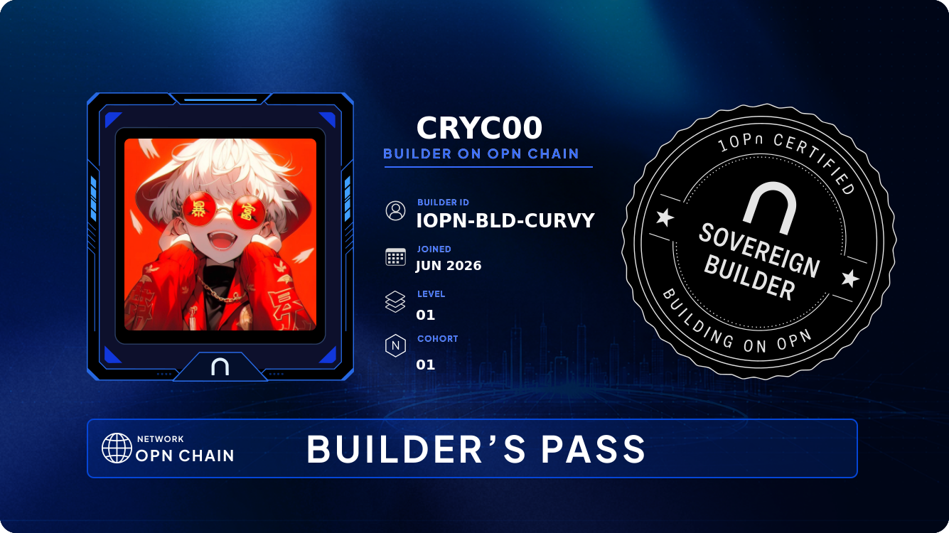 Your Builder Card