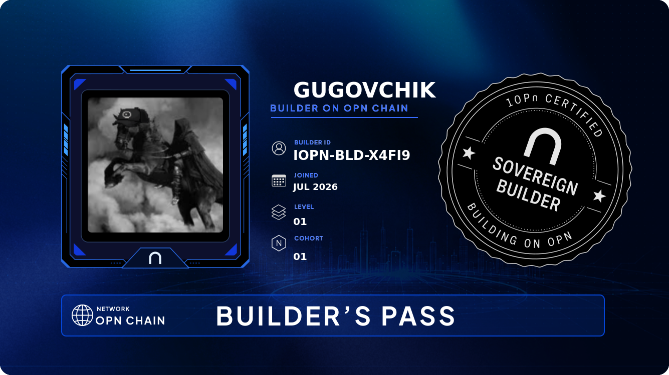 Your Builder Card