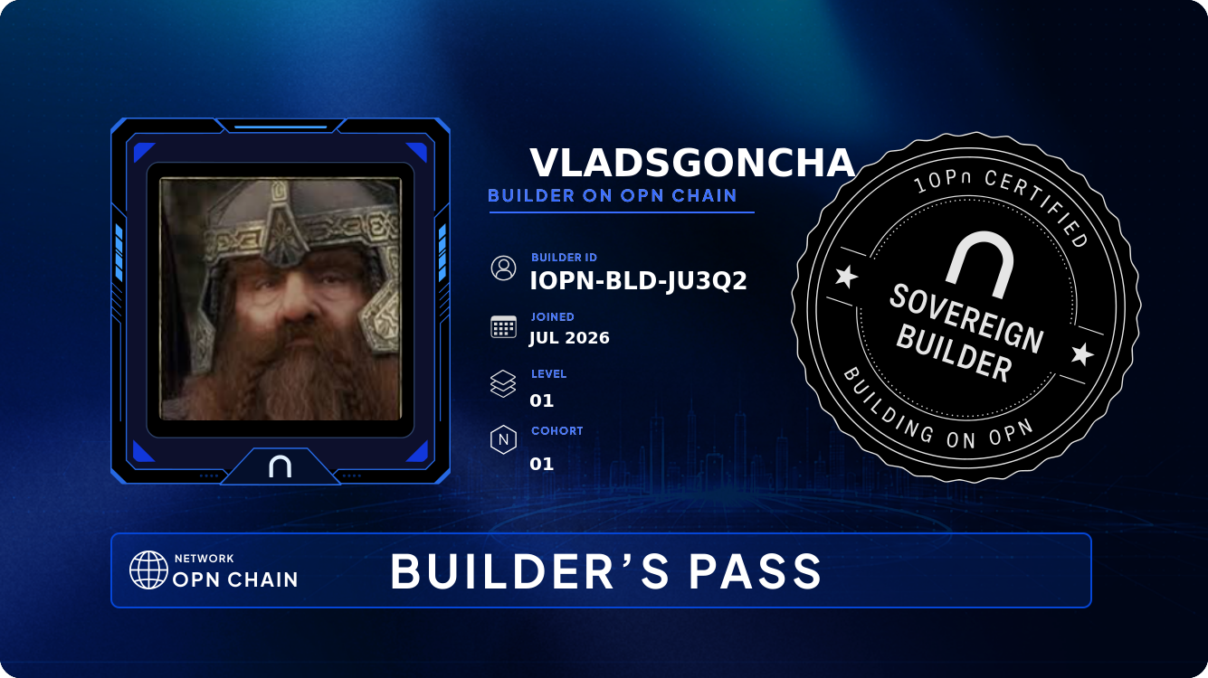 Your Builder Card