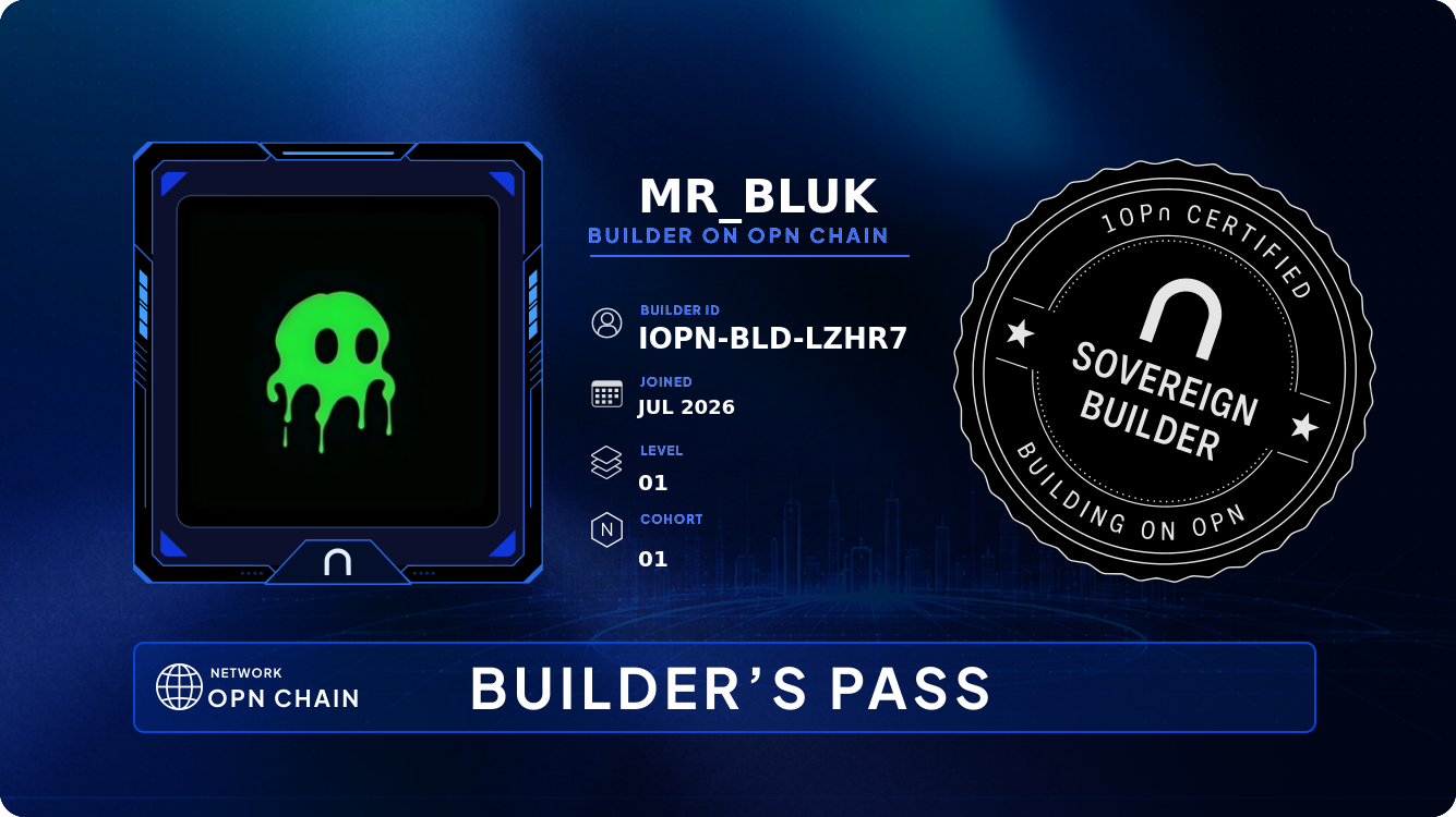 Your Builder Card