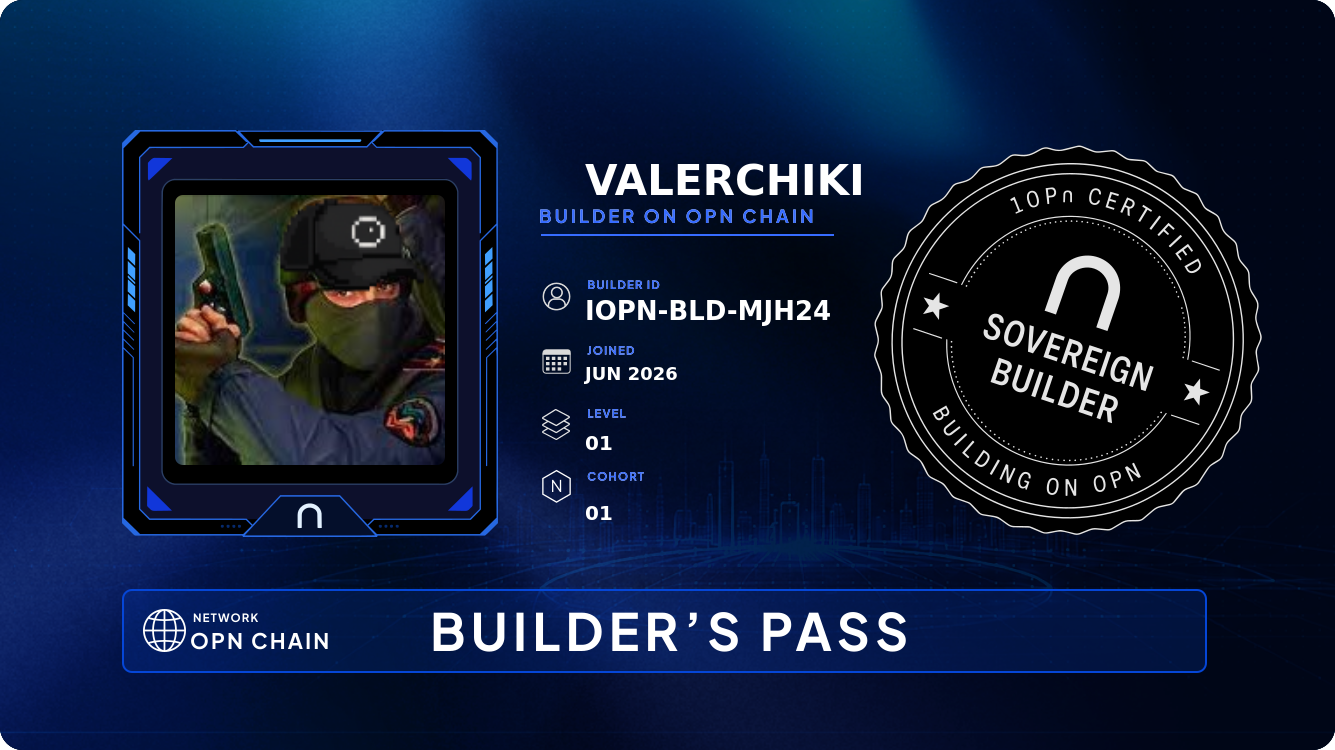 Your Builder Card