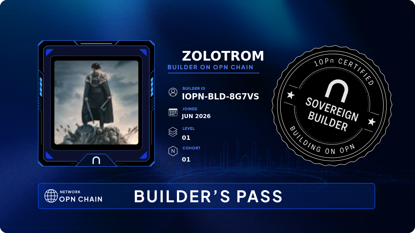 Your Builder Card