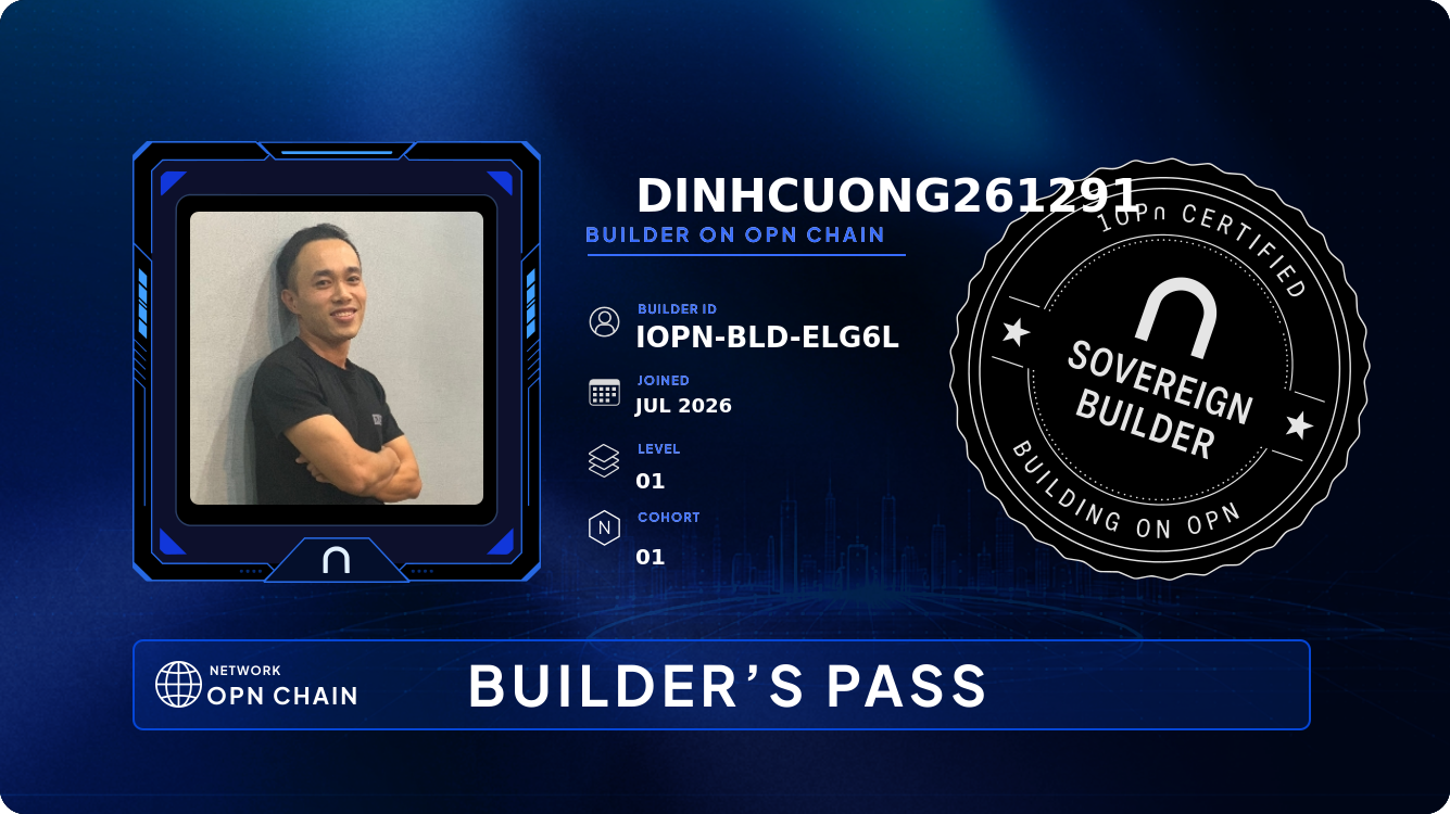 Your Builder Card