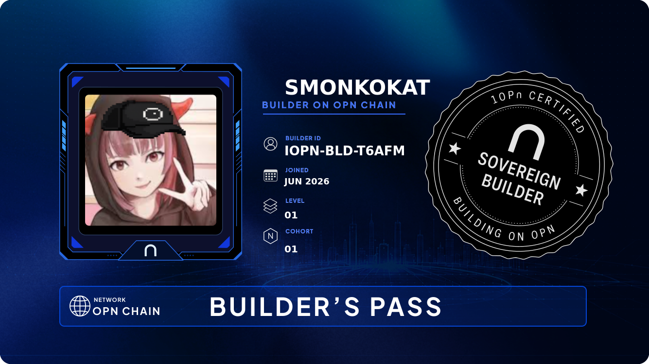 Your Builder Card