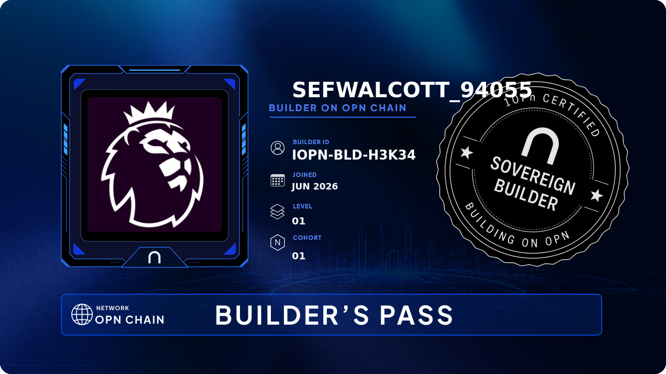 Your Builder Card