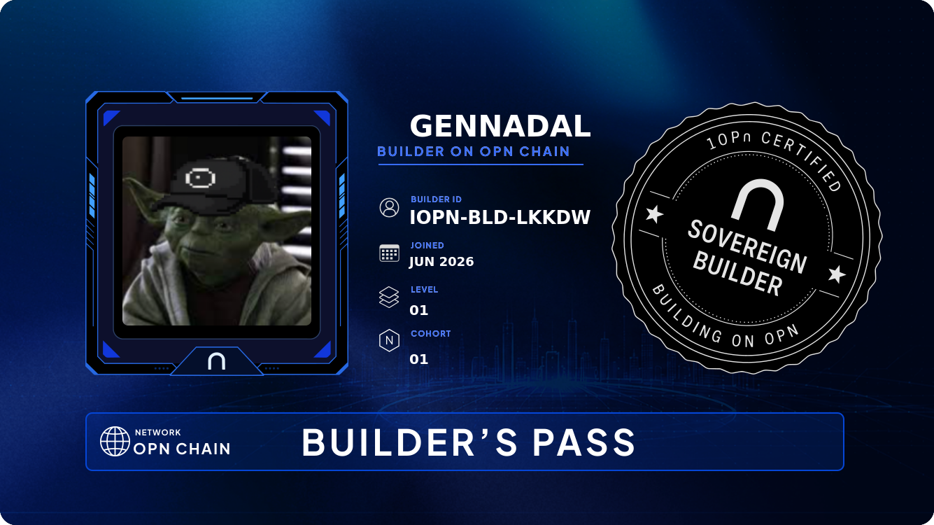 Your Builder Card