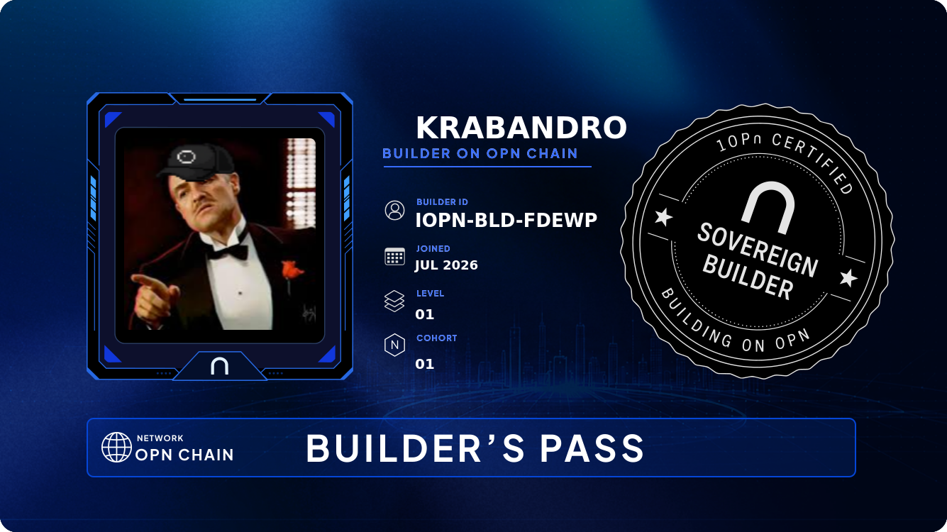 Your Builder Card
