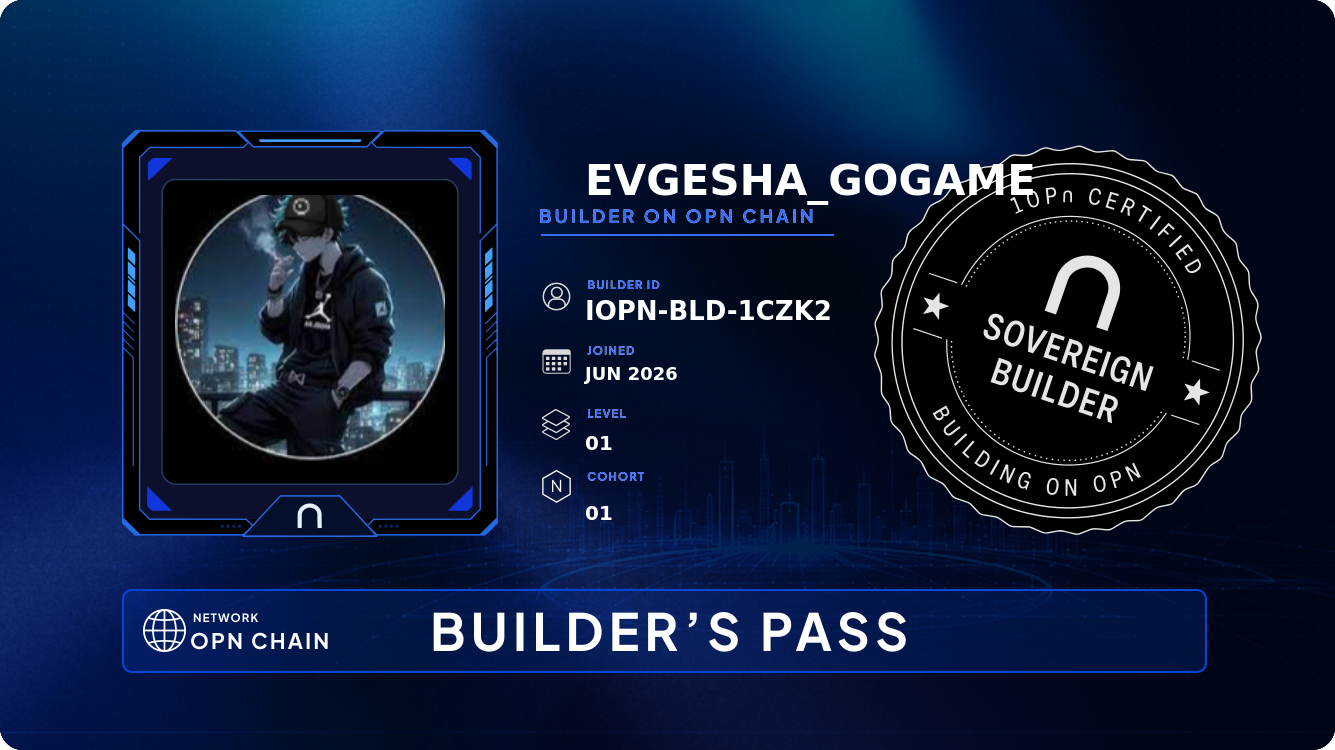 Your Builder Card