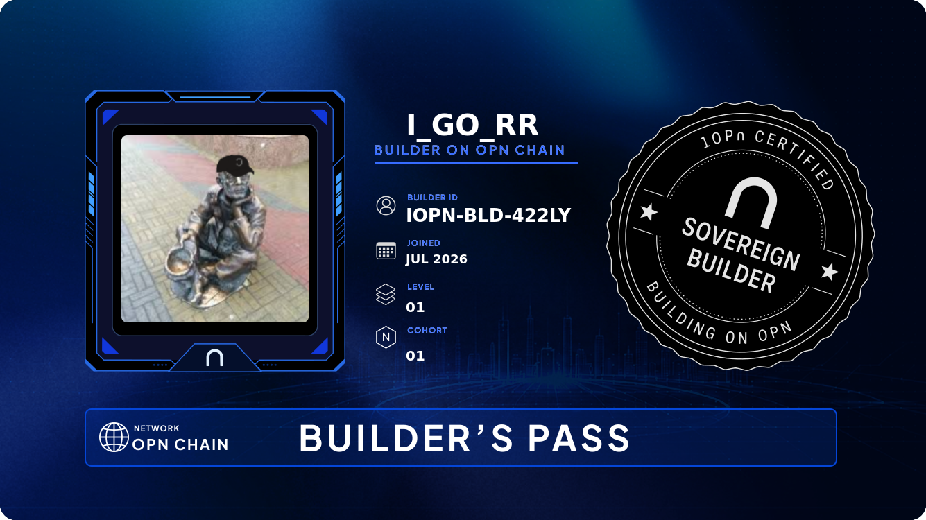 Your Builder Card