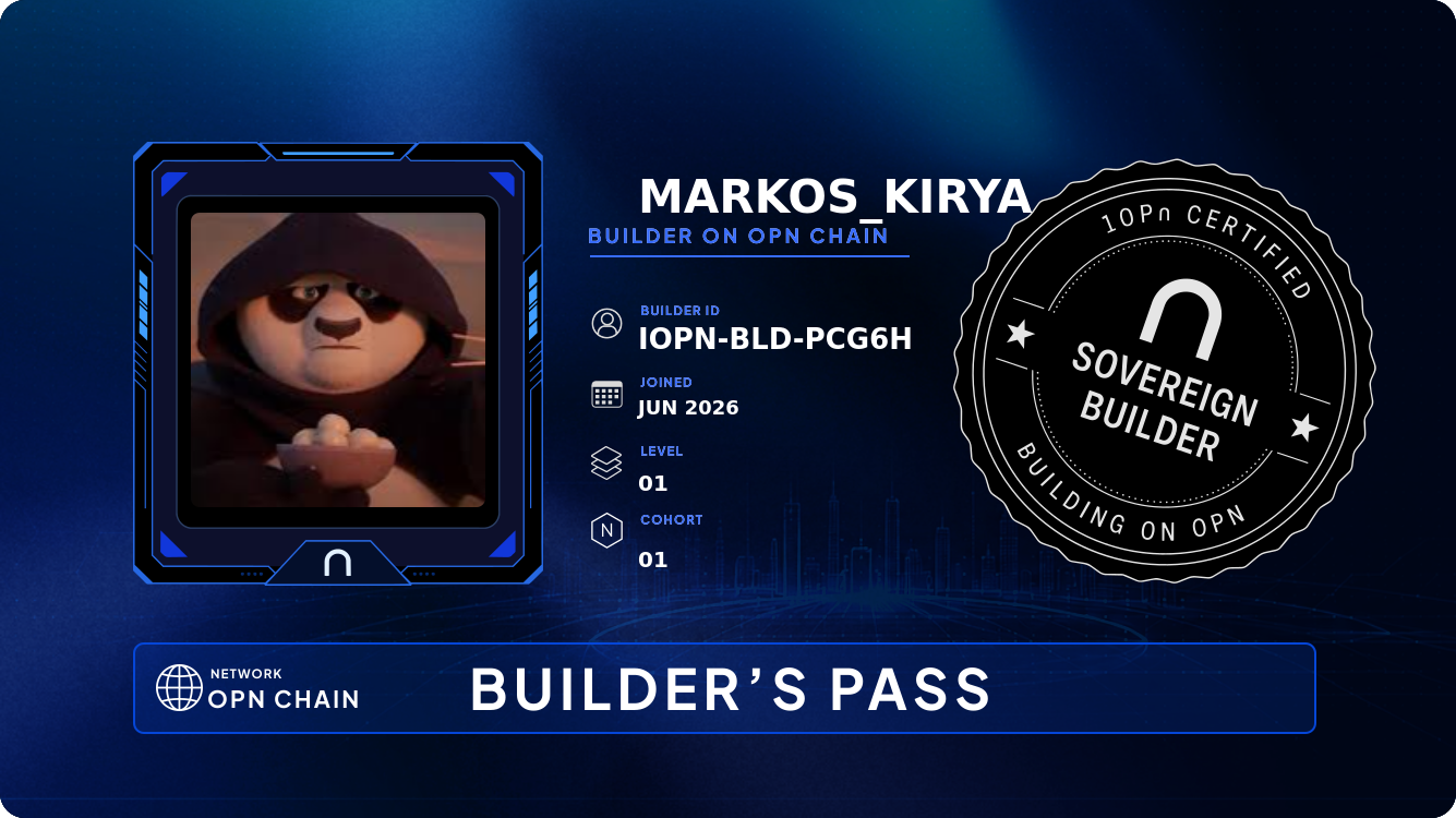 Your Builder Card