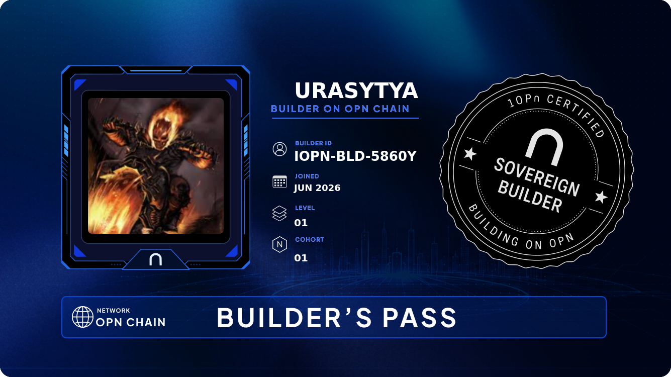 Your Builder Card