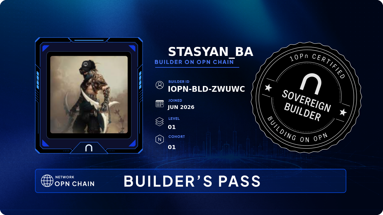 Your Builder Card
