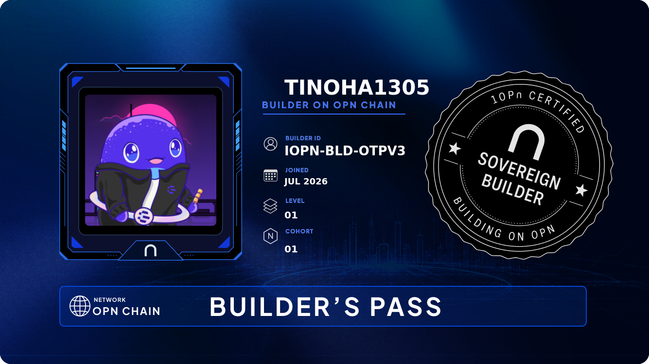 Your Builder Card