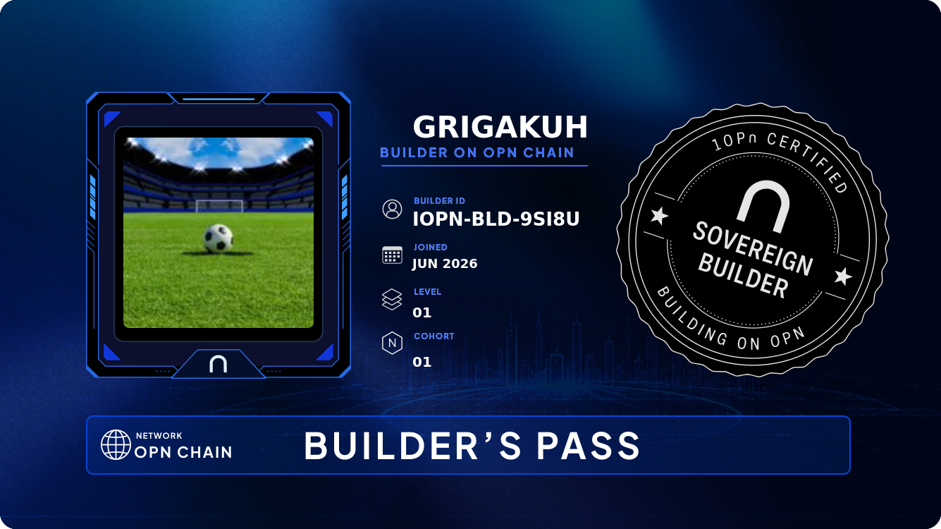 Your Builder Card