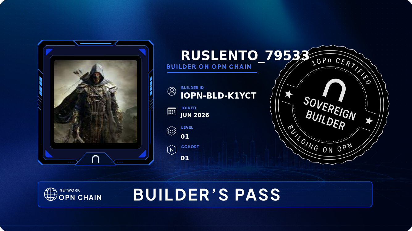 Your Builder Card
