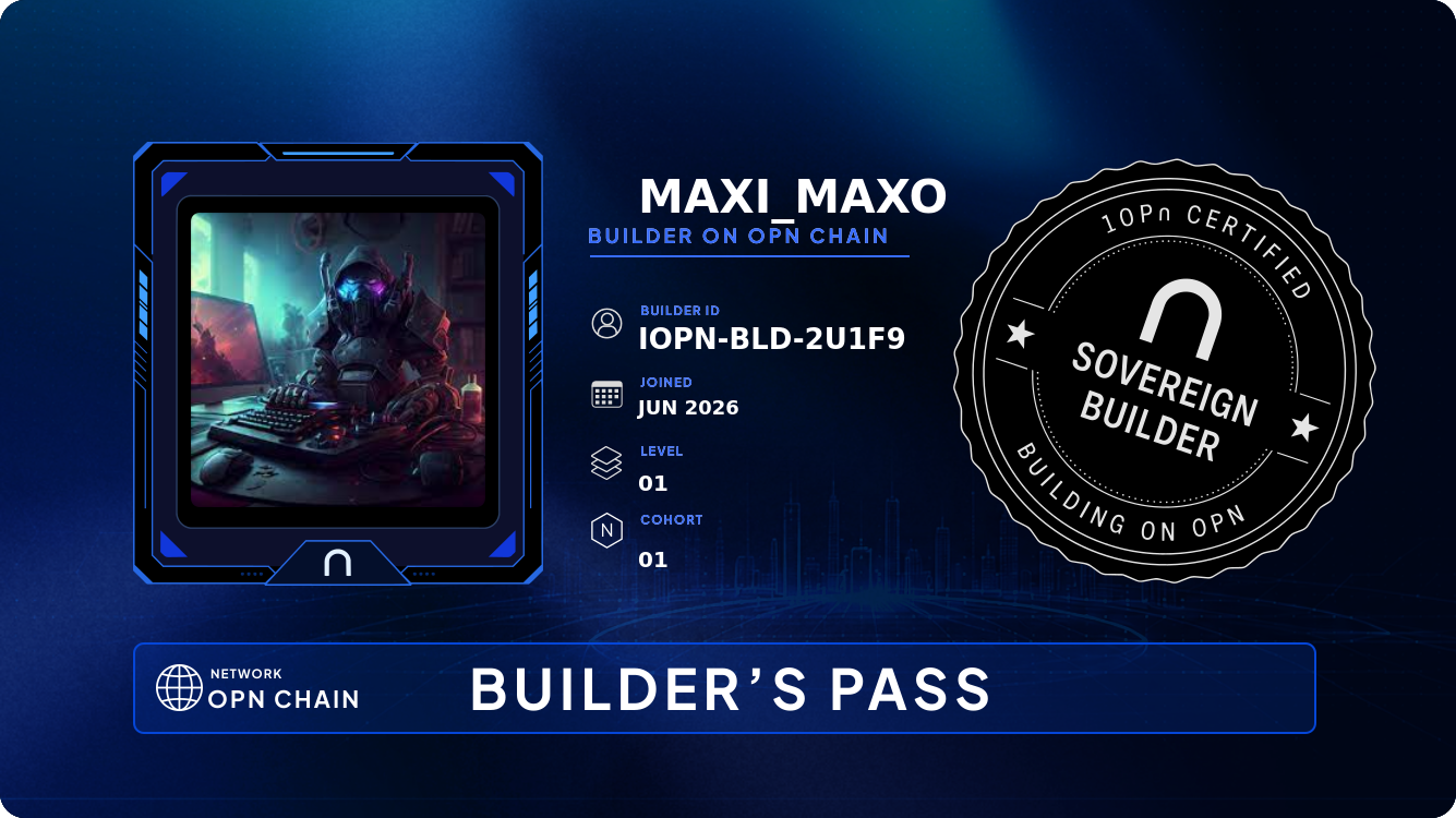 Your Builder Card