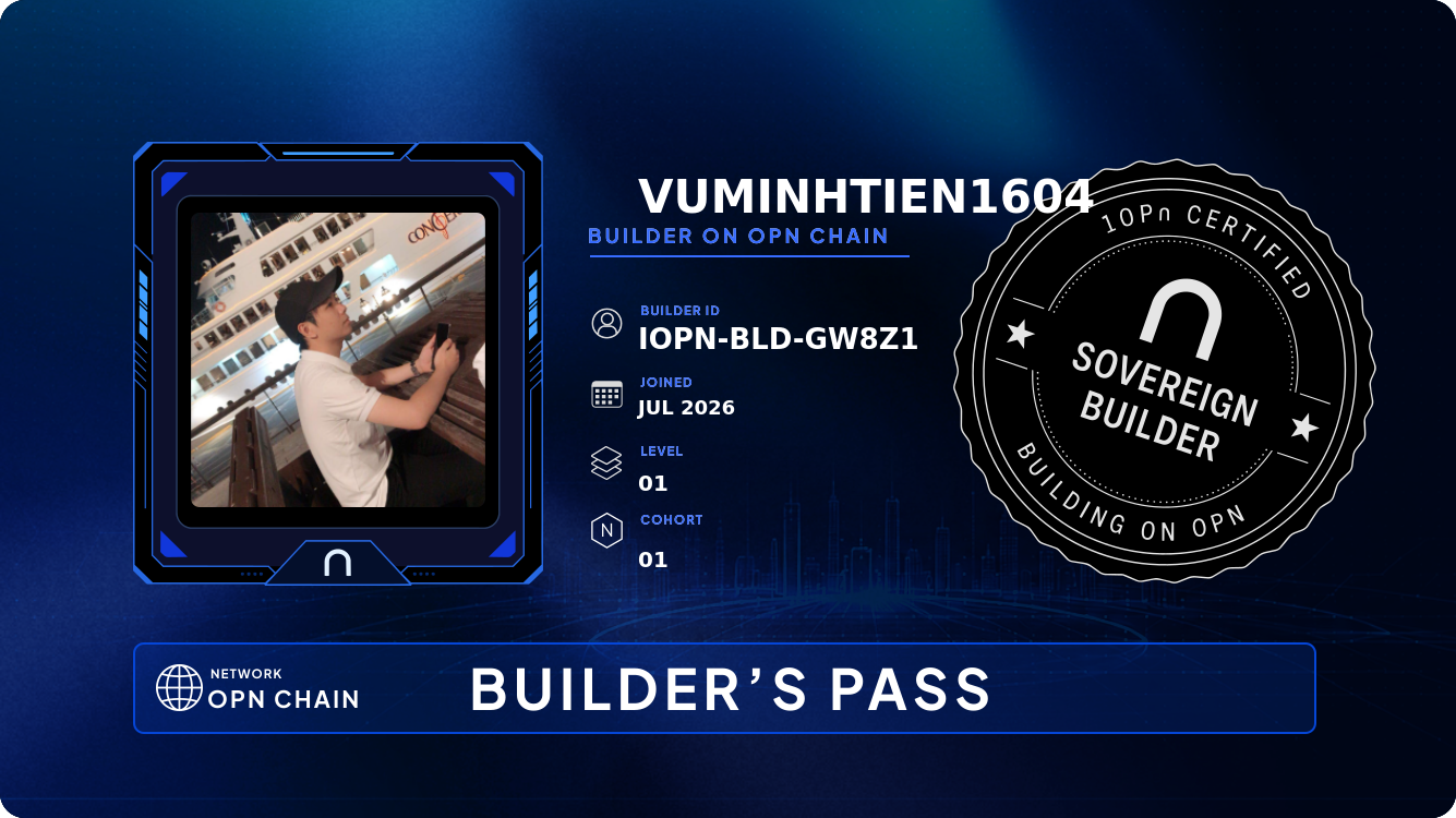 Your Builder Card