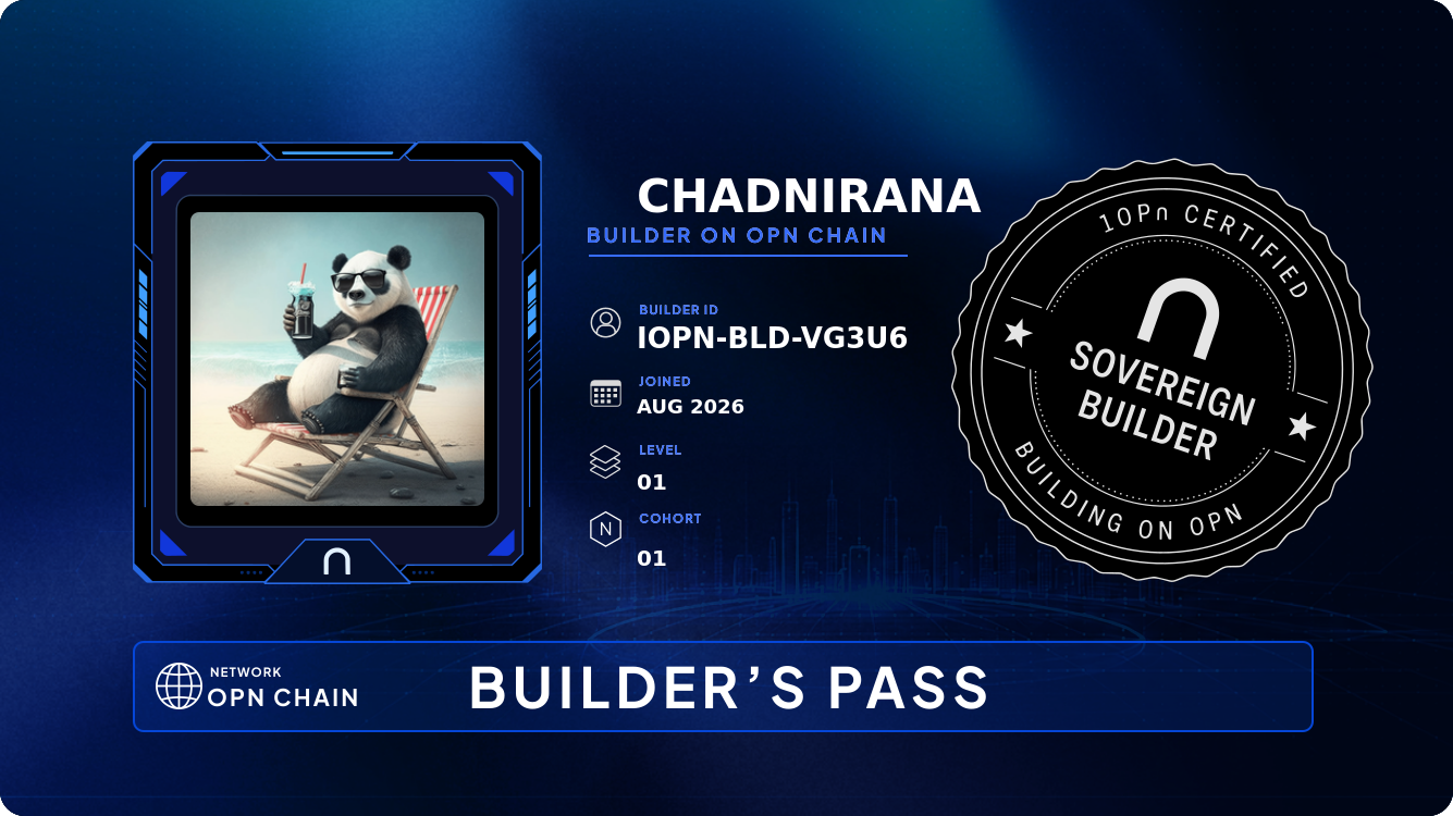 Your Builder Card