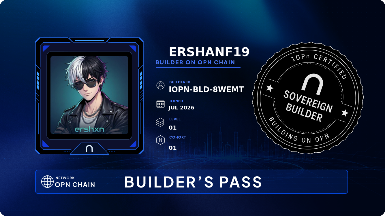 Your Builder Card
