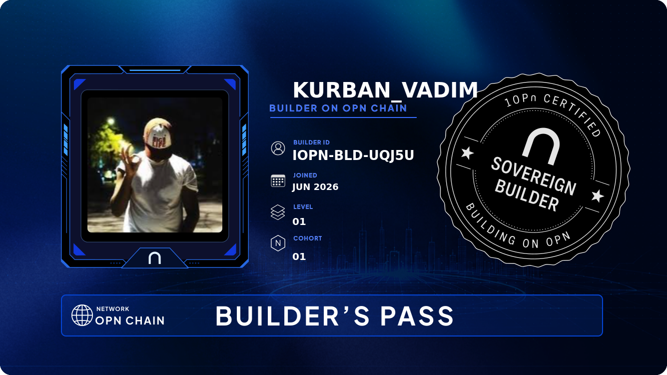 Your Builder Card