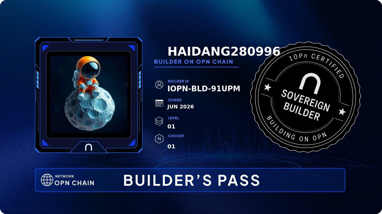 Your Builder Card