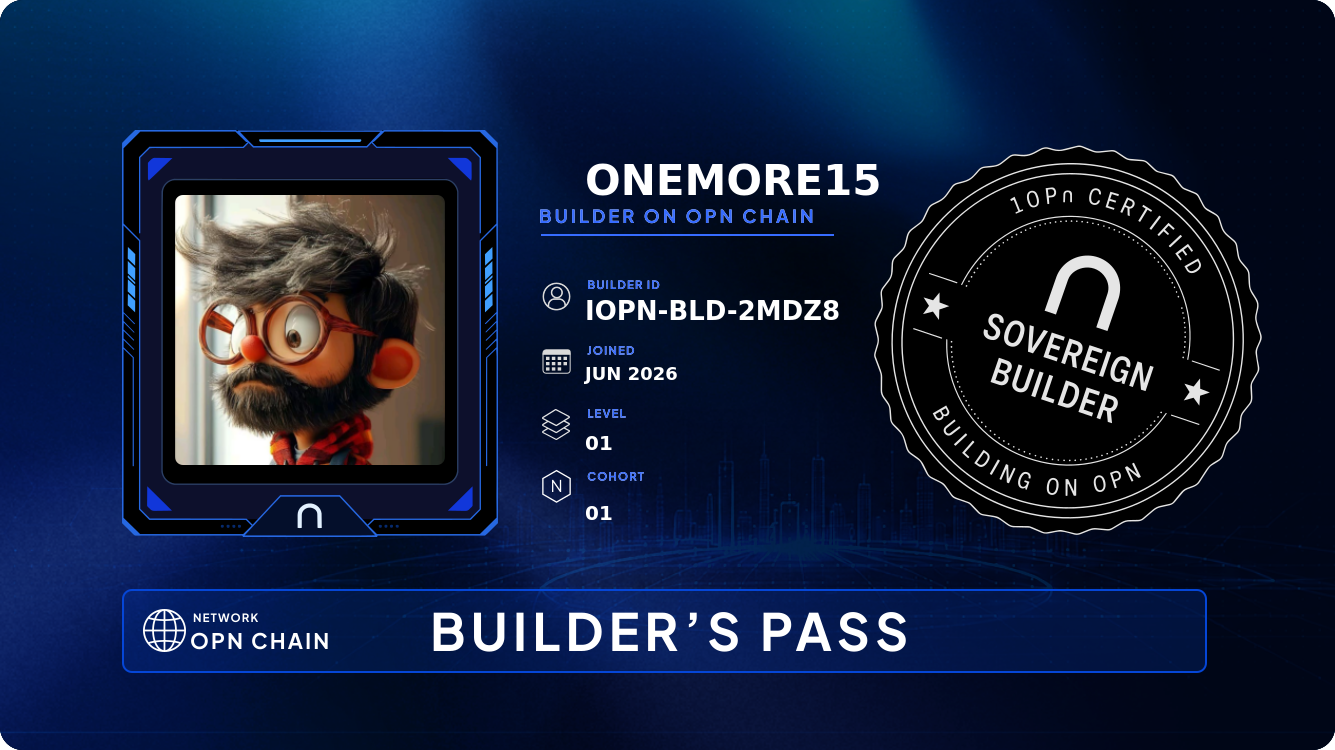 Your Builder Card