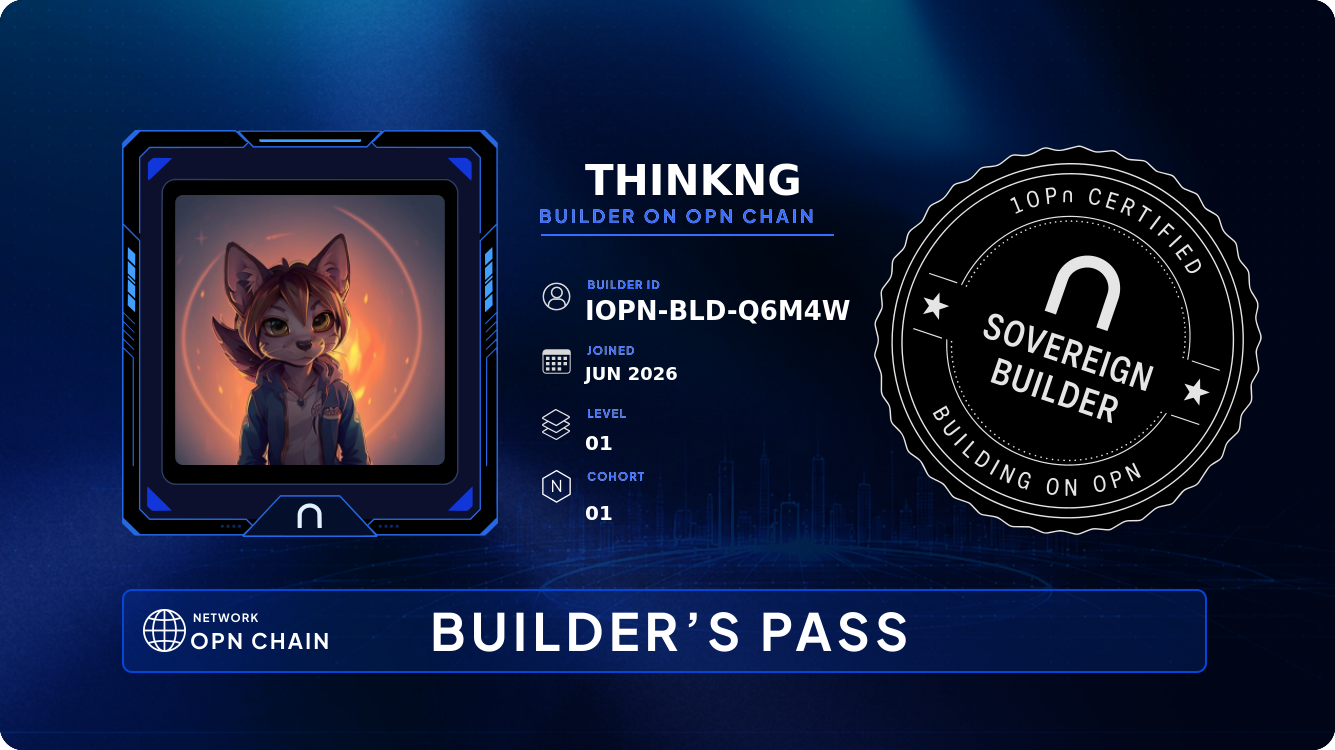 Your Builder Card