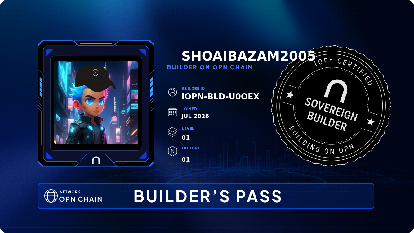 Your Builder Card